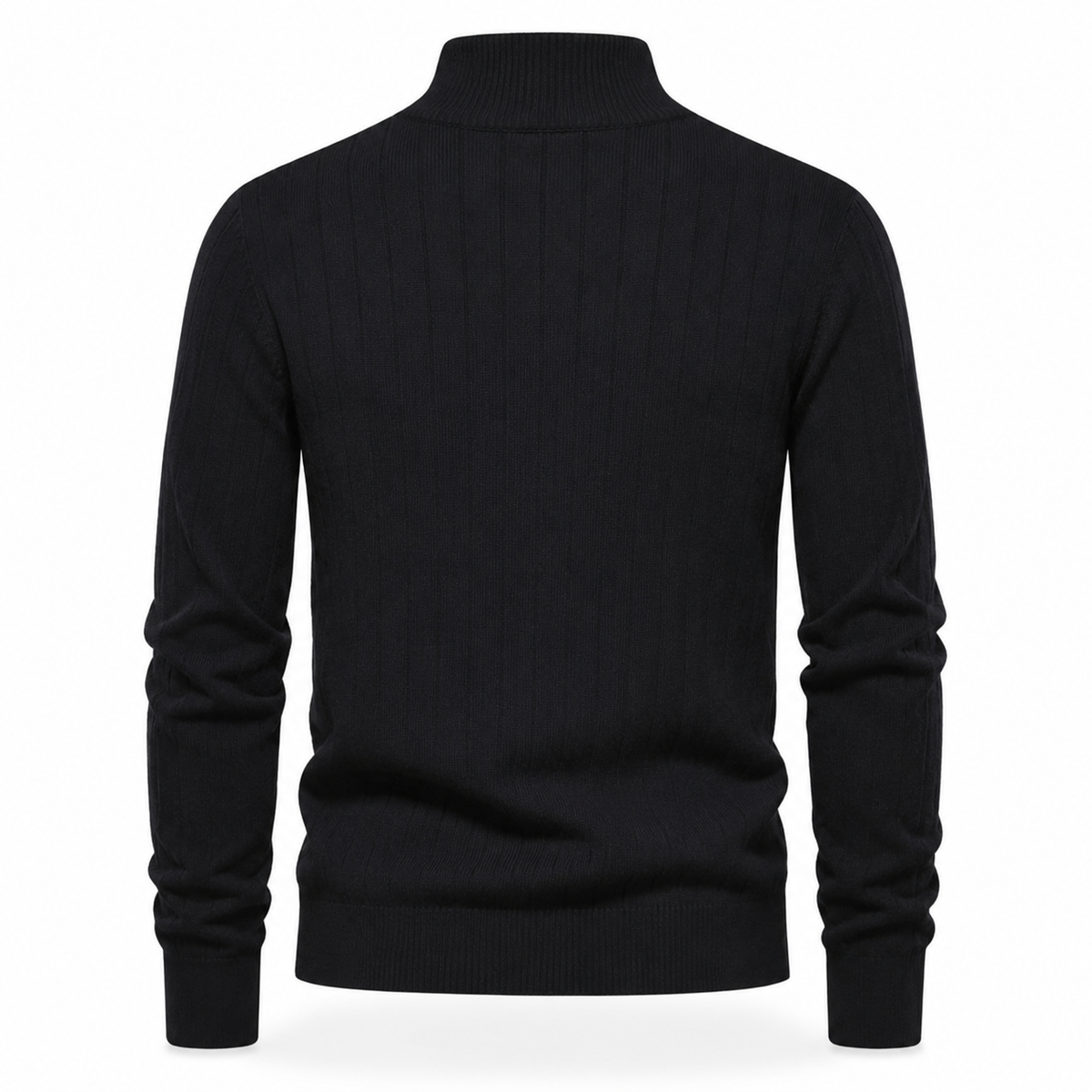 Black, back view